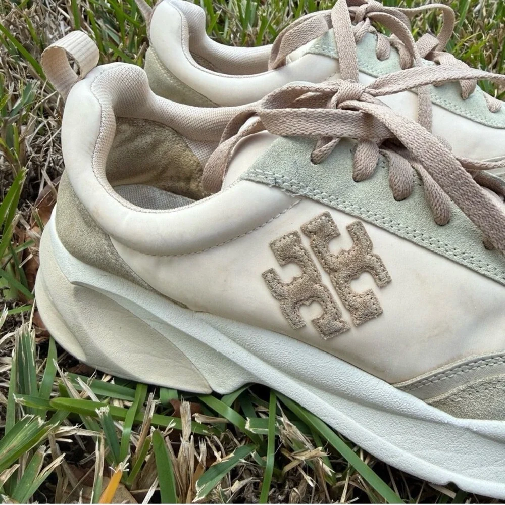 Tory Burch Good Luck Trainers Sneakers Size 10 - Picture 5 of 9